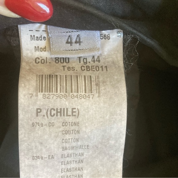 Mason’s Forte Dei Marmi Italy Trousers Studded Pocket Black Cargo Pants - Picture 6 of 9